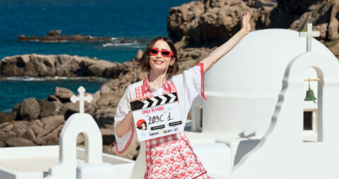 Photo Emily in Paris Santorini Credit Netflix Photo Giulia Parmigiani