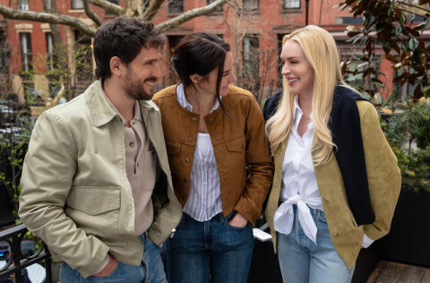 Promotion photo Count my lies Lindsay Lohan Shailene Woodley Kit Harington Credits Disney Hulu