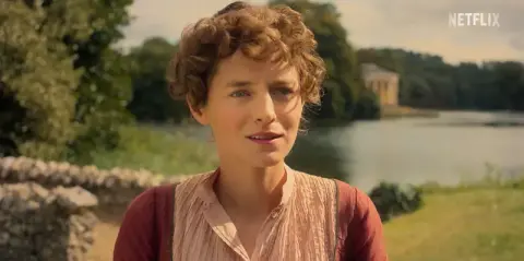 Screenshot Pride and Prejudice West Wycome Park Credit Netflix