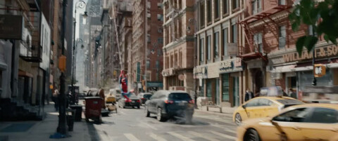 Screenshot Spider Man Brand New Day Glasgow streets Credit Marvel Studios Columbia Pictures