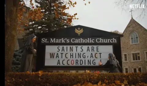 Screenshot The Body Kingsway Lambton United Church Etobicoke Credit Netflix