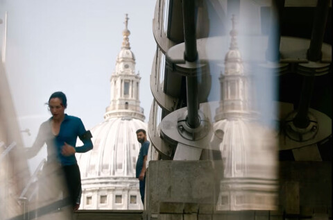 Screenshot The Runner Millennium Bridge London Credit